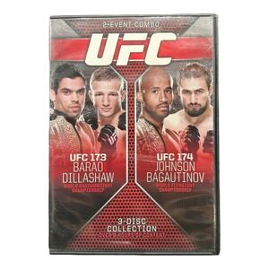 UFC 173 & 174 2-Event Combo 3-Disc Collection DVD Barao Dillashaw Johnson